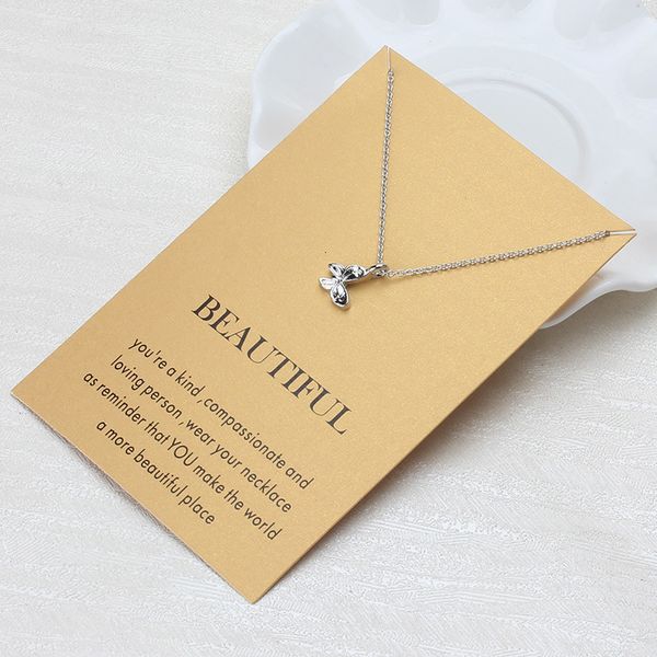 ornaments butterfly pendeloque cut necklace animal clavicle chain necklace greeting card ma'am gift butterfly necklace, Silver
ornaments butterfly pendeloque cut necklace animal clavicle chain necklace greeting card ma'am gift butterfly necklace, Silver