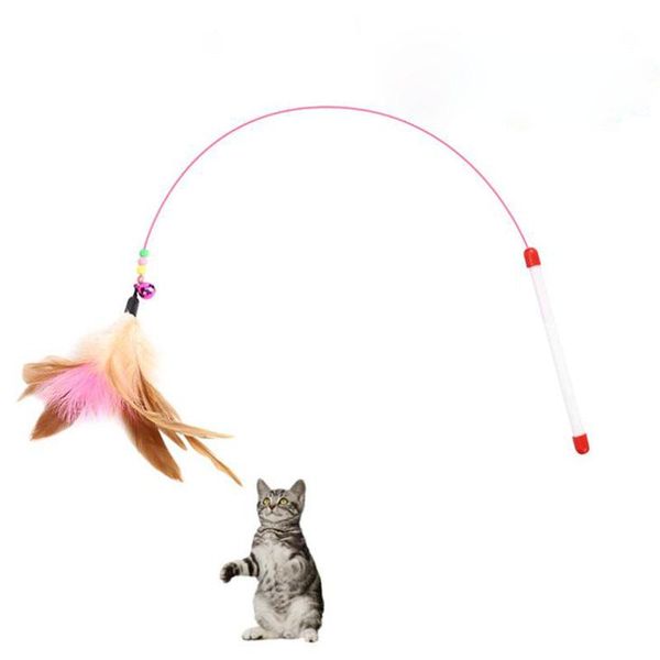cat teaser cute design bird feather sticks toys cats funny toy toughness with colorful bells pet supplies wand for kitten play
cat teaser cute design bird feather sticks toys cats funny toy toughness with colorful bells pet supplies wand for kitten play