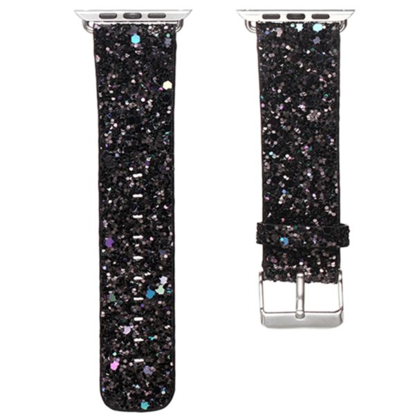 gift shiny pu leather glitter bracelet durable watch strap fashion bling sequin replacement luxury band for apple series 4 3 2 1, Black;brown
gift shiny pu leather glitter bracelet durable watch strap fashion bling sequin replacement luxury band for apple series 4 3 2 1, Black;brown