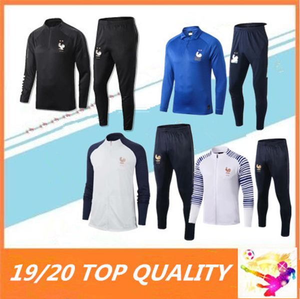 2019 2020 FR soccer jacket tracksuit 19 20 POGBA MBAPPE GRIEZMANN fútbol chandal maillot de foot football training