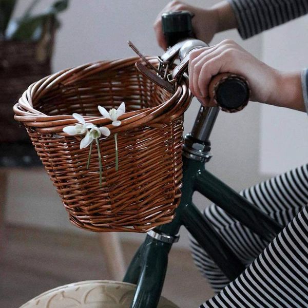 retro handmade wicker bicycle front basket with leather straps for kids boys girls bike cycle
retro handmade wicker bicycle front basket with leather straps for kids boys girls bike cycle