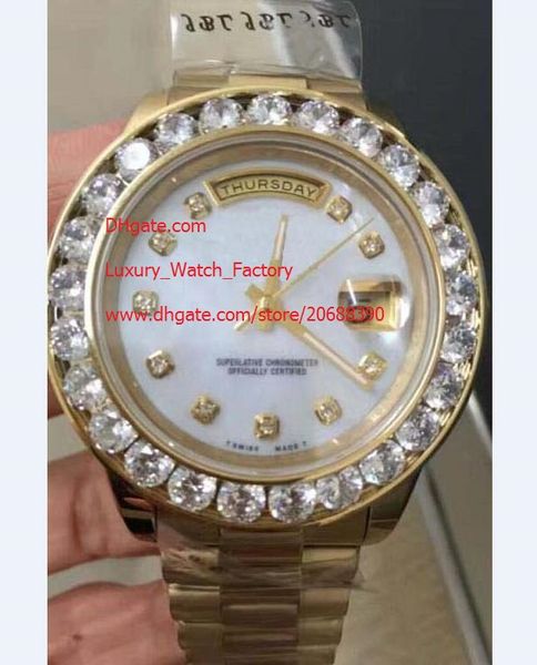 factory supplier sapphire automatic 116610 day-date 41mm president yellow gold white dial bigger diamond mens watch watches, Slivery;brown
factory supplier sapphire automatic 116610 day-date 41mm president yellow gold white dial bigger diamond mens watch watches, Slivery;brown