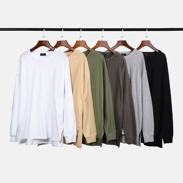 6 цветов new mens t shirts solid color негабаритного side split дизайн длинных рукава o-образный вырез мода повседневная футболка, White;black
6 цветов new mens t shirts solid color негабаритного side split дизайн длинных рукава o-образный вырез мода повседневная футболка, White;black