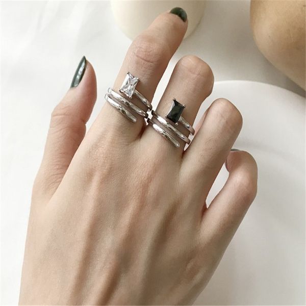 authentic 925 sterling silver rings white black zircon wedding band classic multi layer open rings for women finger fine jewelry, Golden;silver
authentic 925 sterling silver rings white black zircon wedding band classic multi layer open rings for women finger fine jewelry, Golden;silver