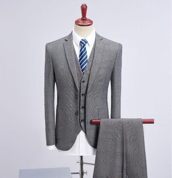 jacket+vest+pants) 2019 custom slim fit suits business wedding smoking suit men wedding plaid suit vestidos costume homme terno, White;black
jacket+vest+pants) 2019 custom slim fit suits business wedding smoking suit men wedding plaid suit vestidos costume homme terno, White;black