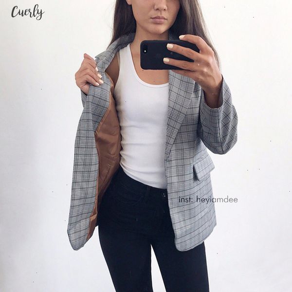 new 2020 women gray plaid office lady blazer jacket fashion notched collar suit elegant work blazers feminino, White;black
new 2020 women gray plaid office lady blazer jacket fashion notched collar suit elegant work blazers feminino, White;black