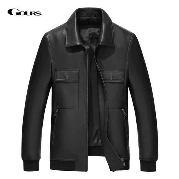 gours winter genuine leather jacket men fashion black real sheepskin aviation bomber jackets coats motorcycle gsjf1917
gours winter genuine leather jacket men fashion black real sheepskin aviation bomber jackets coats motorcycle gsjf1917