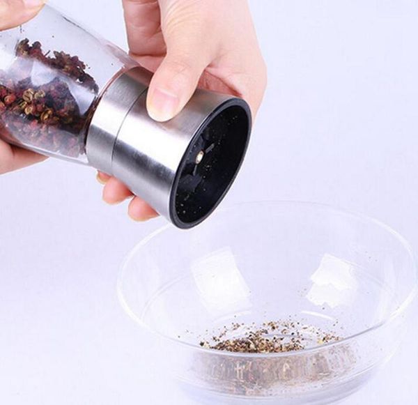 retail manual pepper mill grinder stainless steel seasoning bottle grinder glass kitchen accessaries tool premium salt mill grinder
retail manual pepper mill grinder stainless steel seasoning bottle grinder glass kitchen accessaries tool premium salt mill grinder