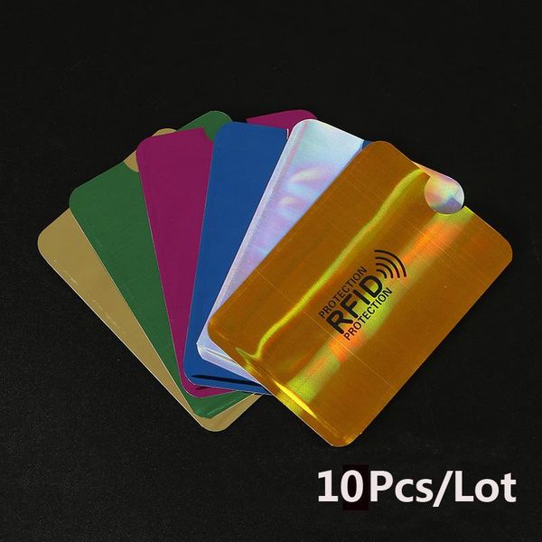 10 pcs Anti-Scan Card Sleeve Credit RFID Card Protector Anti-magnetic Aluminum Foil Portable Bank Card Holder 7 Colors Free shipping
10 pcs Anti-Scan Card Sleeve Credit RFID Card Protector Anti-magnetic Aluminum Foil Portable Bank Card Holder 7 Colors Free shipping