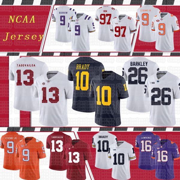ncaa 10 tom brady 13 tua tagovailoa 7 dwayne haskins jr 97 nick bosa 16 trevor lawrence, Black
ncaa 10 tom brady 13 tua tagovailoa 7 dwayne haskins jr 97 nick bosa 16 trevor lawrence, Black