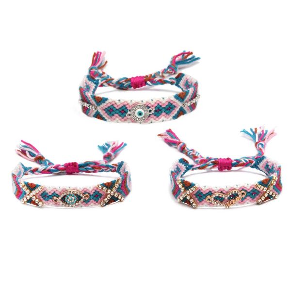 bobo diamante evil eye infinity love heart lucky charm woven friendship bracelets chic fashion round greek eyes crystal jewelry, Golden;silver
bobo diamante evil eye infinity love heart lucky charm woven friendship bracelets chic fashion round greek eyes crystal jewelry, Golden;silver