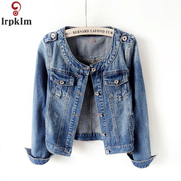 spring-autumn denim jackets casual coat women's wild thin short paragraph large size round neck long sleeve denim jacket ch174, Black;brown
spring-autumn denim jackets casual coat women's wild thin short paragraph large size round neck long sleeve denim jacket ch174, Black;brown