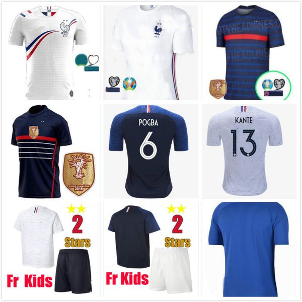 19 20 21 two stars 2 griezmann mbappe kids france soccer jersey boys child pogba short sleeve football shirt maillot de foot 2019 jersey, Black;yellow
19 20 21 two stars 2 griezmann mbappe kids france soccer jersey boys child pogba short sleeve football shirt maillot de foot 2019 jersey, Black;yellow