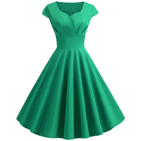 2019 new summer women vintage dress short sleeve v neck casual elegant pin up party vintage dresses vestidos robe plus size, Black;gray
2019 new summer women vintage dress short sleeve v neck casual elegant pin up party vintage dresses vestidos robe plus size, Black;gray