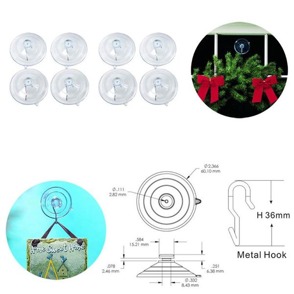 8pcs large suction cups hooks transparent suction cup for bathroom wall hangers kitchen accessories utensils kitchen tools c1210
8pcs large suction cups hooks transparent suction cup for bathroom wall hangers kitchen accessories utensils kitchen tools c1210