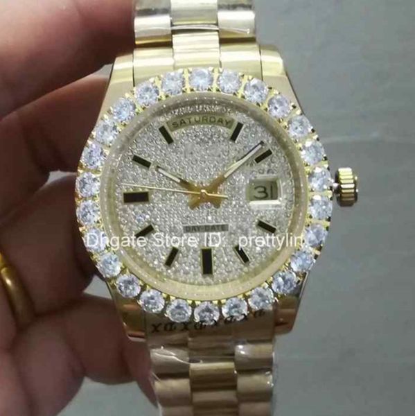 fashion luxury mens watches wrist automatic diamond bezel men's mens iced out watch designer watches, Slivery;brown
fashion luxury mens watches wrist automatic diamond bezel men's mens iced out watch designer watches, Slivery;brown