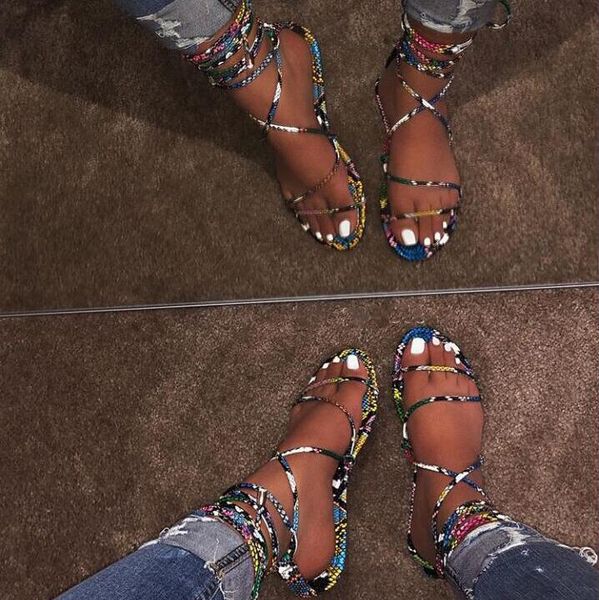 women fashion wild beach shoes cross straps slippers 2019 new bright color graffiti outdoor travel bottom sandals /slippers, Black
women fashion wild beach shoes cross straps slippers 2019 new bright color graffiti outdoor travel bottom sandals /slippers, Black