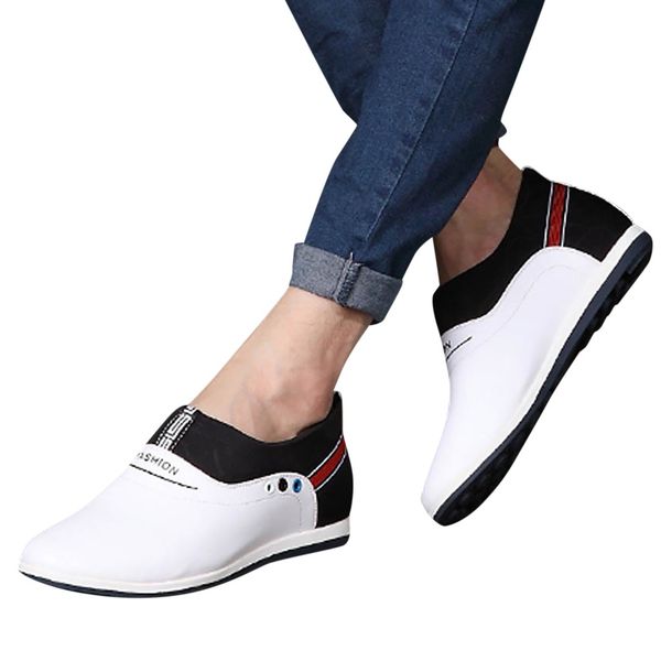 shoes men 2019 men's leather shoes summer fashion casual low puls size comfortable tide for men streetwear, Black
shoes men 2019 men's leather shoes summer fashion casual low puls size comfortable tide for men streetwear, Black