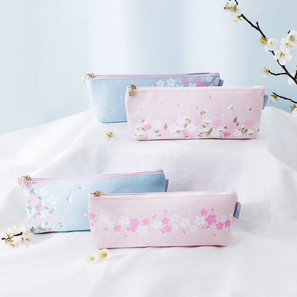 novelty cute beautiful sakura canvas pencil case fabric zipper pencil bag stationery storage bag school supply students gift
novelty cute beautiful sakura canvas pencil case fabric zipper pencil bag stationery storage bag school supply students gift