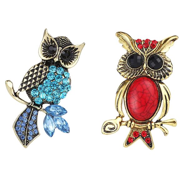 2 pieces lovely owl brooch pin crystal breastpin with rhinestones for wedding banquet, Gray
2 pieces lovely owl brooch pin crystal breastpin with rhinestones for wedding banquet, Gray