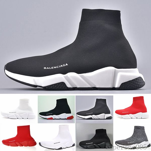 2019 new paris speed trainers knit sock shoe original designers mens womens sneakers high casual shoes with box resd5, Black
2019 new paris speed trainers knit sock shoe original designers mens womens sneakers high casual shoes with box resd5, Black