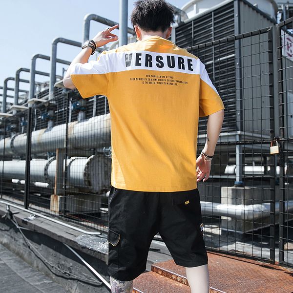 playboy 2020 summer new men's work shirt short sleeve t-shirt korean fashion brand ins clothes handsome with a suit, Gray
playboy 2020 summer new men's work shirt short sleeve t-shirt korean fashion brand ins clothes handsome with a suit, Gray