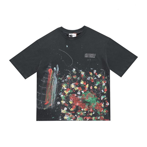 tide brand designer mens luxuryaskyurself hand-painted graffiti splash-ink old retro short-sleeved t-shirt, White;black
tide brand designer mens luxuryaskyurself hand-painted graffiti splash-ink old retro short-sleeved t-shirt, White;black