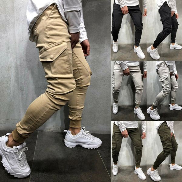 new black/khaki/gray/green fashion men's urban casual slim fit pockets cargo trousers casual pencil jogger pants
new black/khaki/gray/green fashion men's urban casual slim fit pockets cargo trousers casual pencil jogger pants