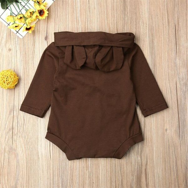 0-18m autumn children's clothing bodysuit brown bear shape hooded one-piece bodysuit long-sleeved cotton bobysuits, White
0-18m autumn children's clothing bodysuit brown bear shape hooded one-piece bodysuit long-sleeved cotton bobysuits, White