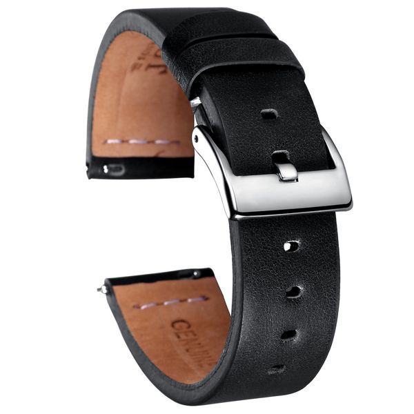 hemsut quick release leather watch bands black calf handmade vintage leather watch strap 18mm 20mm 22mm, Black;brown
hemsut quick release leather watch bands black calf handmade vintage leather watch strap 18mm 20mm 22mm, Black;brown