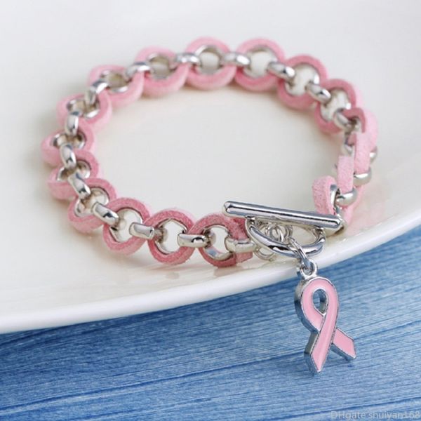 pink ribbon браслет рак молочной железы осведомленности wake браслеты любовь ленты сплетенный кожаный браслет для женщин вспомогательного об, Golden;silver
pink ribbon браслет рак молочной железы осведомленности wake браслеты любовь ленты сплетенный кожаный браслет для женщин вспомогательного об, Golden;silver