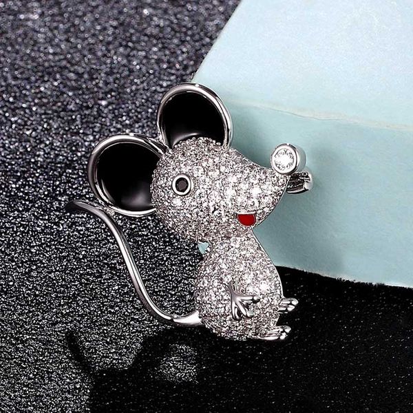zlxgirl men's cubic zircon copper brooches zodiac mouse brooch animal brooch accessory brand dubai gold scarf pins, Gray
zlxgirl men's cubic zircon copper brooches zodiac mouse brooch animal brooch accessory brand dubai gold scarf pins, Gray