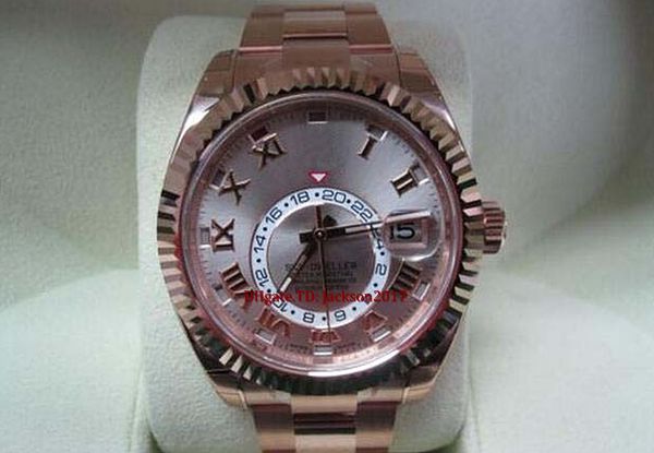 christmas gift mens watch rose gold watch on bracelet latest model 326935 with box, Slivery;brown
christmas gift mens watch rose gold watch on bracelet latest model 326935 with box, Slivery;brown