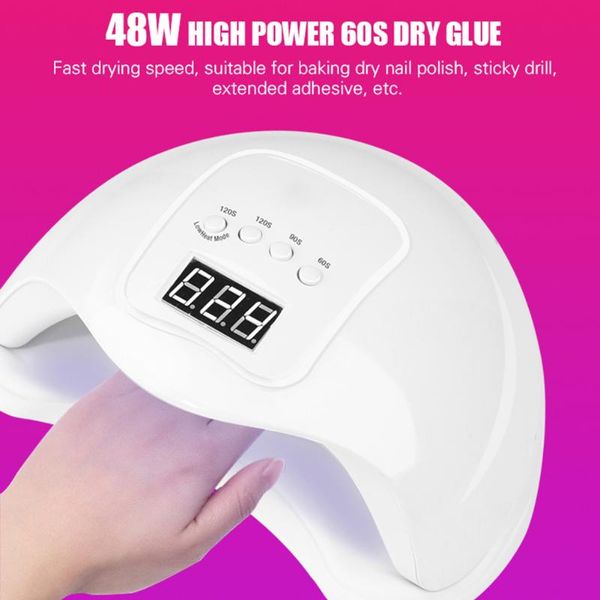 48w durable nail dryer lamp uv led infrared quick drying battery powered manicure gel varnish light nail art tools
48w durable nail dryer lamp uv led infrared quick drying battery powered manicure gel varnish light nail art tools