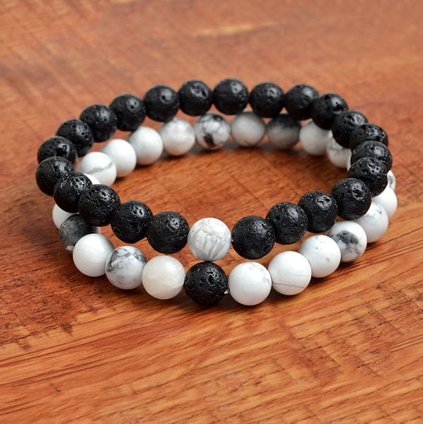 women men natural lava rock beads chakra bracelets healing energy stone meditation mala bracelet fashion essential oil diffuser jewelry, Black
women men natural lava rock beads chakra bracelets healing energy stone meditation mala bracelet fashion essential oil diffuser jewelry, Black