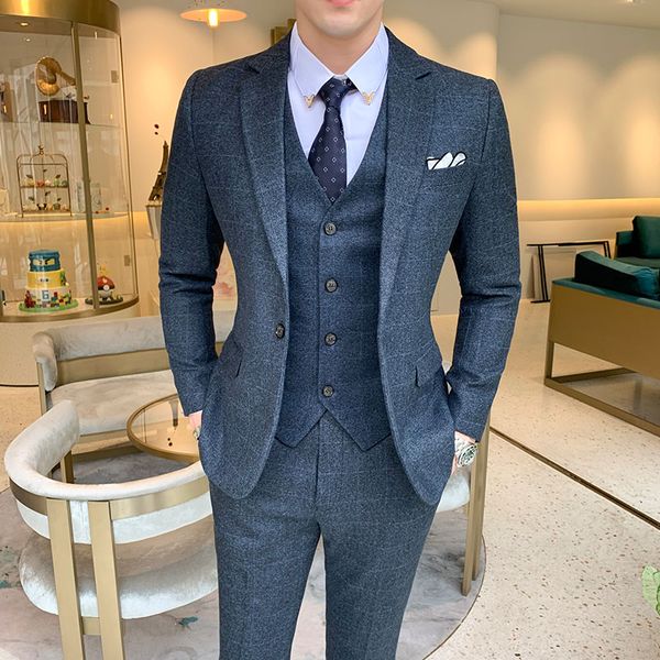 3piece suits men 2020 autumn winter men suits for wedding slim fit gentlemen evening party dress tuxedo groom plus size, White;black
3piece suits men 2020 autumn winter men suits for wedding slim fit gentlemen evening party dress tuxedo groom plus size, White;black