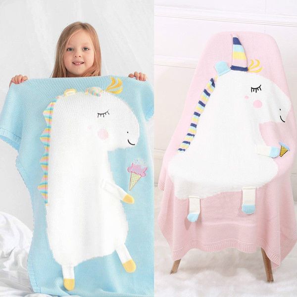 2018 toddler infant newborn baby blanket pram cot bed moses basket crib unicorn knit blanket cartoon
2018 toddler infant newborn baby blanket pram cot bed moses basket crib unicorn knit blanket cartoon