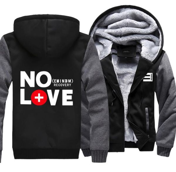eminem recovery no love hoodie sweatshirt men women winter thicken em super warm cotton fleece zipper cardigan coats, Black
eminem recovery no love hoodie sweatshirt men women winter thicken em super warm cotton fleece zipper cardigan coats, Black