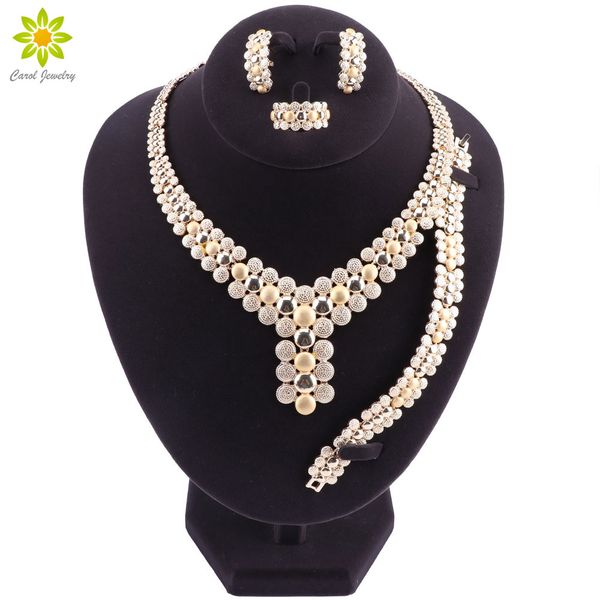 bridal gift nigerian wedding african beads jewelry set brand woman fashion dubai gold plated necklace earrings set2019 bridal gift nigerian, Slivery;golden
bridal gift nigerian wedding african beads jewelry set brand woman fashion dubai gold plated necklace earrings set2019 bridal gift nigerian, Slivery;golden