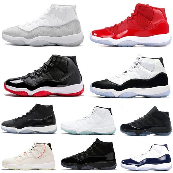 metallic silver 11s mens basketball shoes 11 concord 45 cap and gown bred platinum tint space jam gym red men women sports sneakers
metallic silver 11s mens basketball shoes 11 concord 45 cap and gown bred platinum tint space jam gym red men women sports sneakers