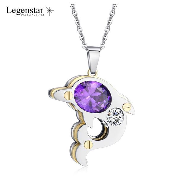 legenstar new dolphin chain necklace women pendants charm creative 3d stainless steel zircon animal jewelry collier femme 2019, Silver
legenstar new dolphin chain necklace women pendants charm creative 3d stainless steel zircon animal jewelry collier femme 2019, Silver