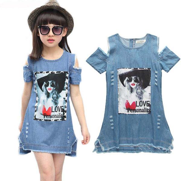 big girls dress 3d printed short sleeve denim dress summer girls dresses kids designer clothes girls kids clothes z11, Red;yellow
big girls dress 3d printed short sleeve denim dress summer girls dresses kids designer clothes girls kids clothes z11, Red;yellow