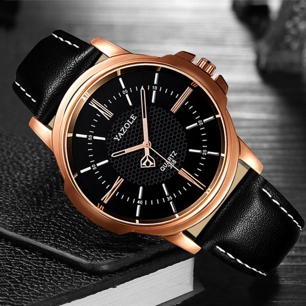 yazole business style men watches male wrist watch quartz watch for men clock wristwatch hours relogio masculino, Slivery;brown
yazole business style men watches male wrist watch quartz watch for men clock wristwatch hours relogio masculino, Slivery;brown