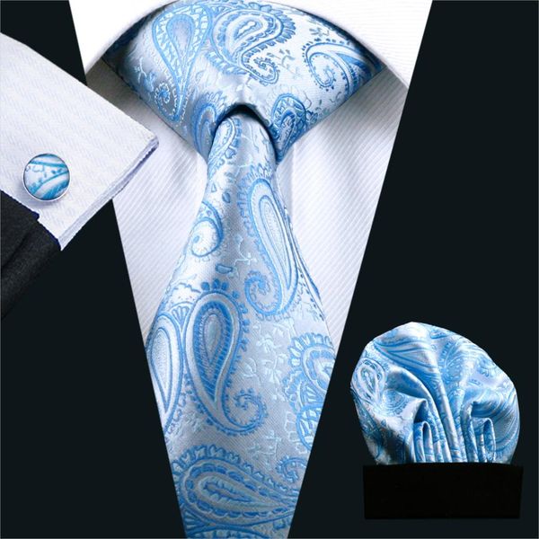 fa-476 men`s tie blue paisley silk classic jacquard woven tie hanky cufflinks set for men business wedding party ing, Blue;white
fa-476 men`s tie blue paisley silk classic jacquard woven tie hanky cufflinks set for men business wedding party ing, Blue;white