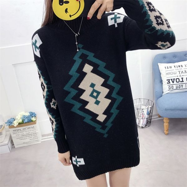new style big size sweaters fashion 2018 women turtleneck bottom knitted pullover medium-long winter for women, White;black
new style big size sweaters fashion 2018 women turtleneck bottom knitted pullover medium-long winter for women, White;black