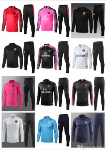 new 2018-2019 psg mens tracksuit real madrid fr paris sets soccer tracksuit sets jacket mbappe survetement psg pogba football training suit, Black
new 2018-2019 psg mens tracksuit real madrid fr paris sets soccer tracksuit sets jacket mbappe survetement psg pogba football training suit, Black