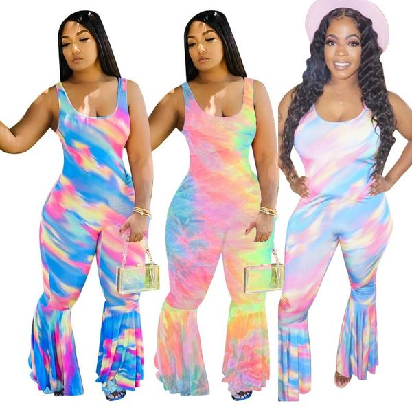 women's jumpsuits & rompers 2021 summer women 's siamese trousers european and american ladies tight gradient vest speaker jumpsui, Black;white
women's jumpsuits & rompers 2021 summer women 's siamese trousers european and american ladies tight gradient vest speaker jumpsui, Black;white
