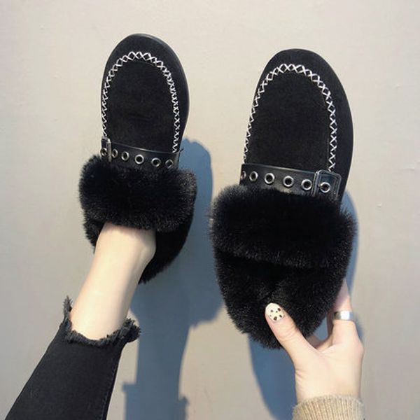 plus velvet warm beanie shoes 2019 winter new net red ins super fire women's shoes, Black
plus velvet warm beanie shoes 2019 winter new net red ins super fire women's shoes, Black