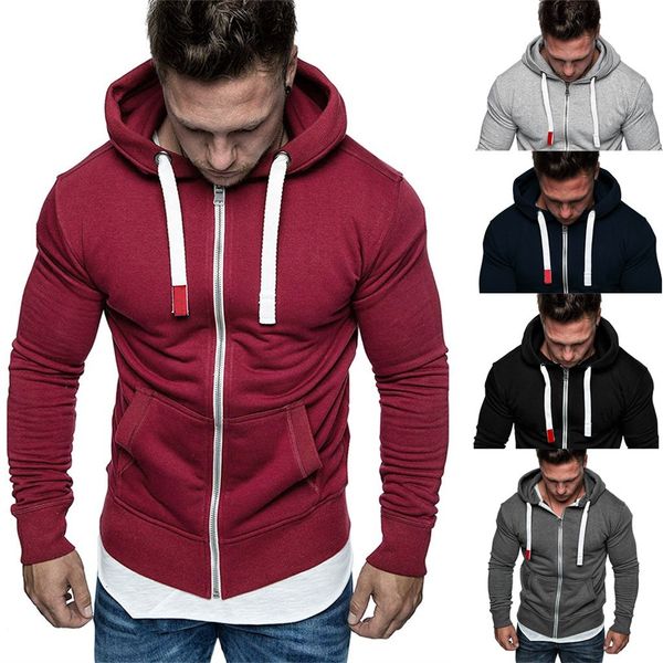 men streetwear hoodies 2019 casual fashion zipper solid pocket hip hop hoody sweatshirt pullover streetwear male clothes, Black
men streetwear hoodies 2019 casual fashion zipper solid pocket hip hop hoody sweatshirt pullover streetwear male clothes, Black