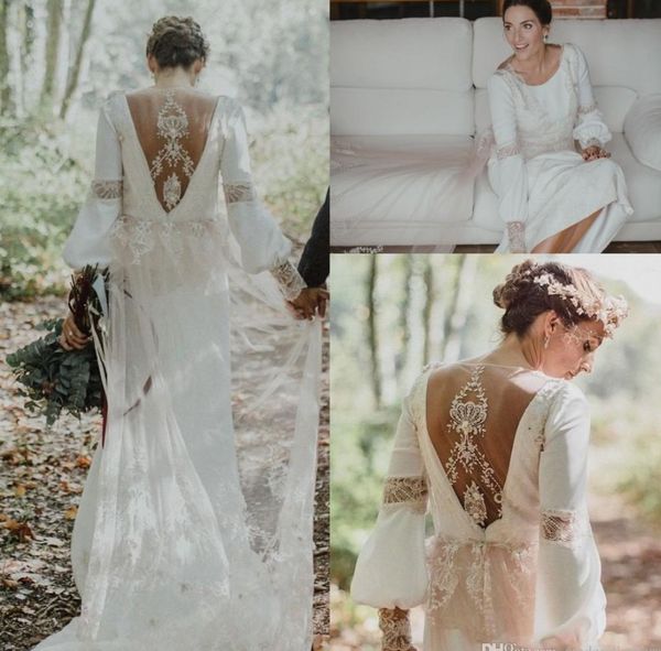 vintage boho loose long sleeve wedding dresses 2020 jewel neck amazing lace hollow back country bohemian bridal wedding gown
vintage boho loose long sleeve wedding dresses 2020 jewel neck amazing lace hollow back country bohemian bridal wedding gown